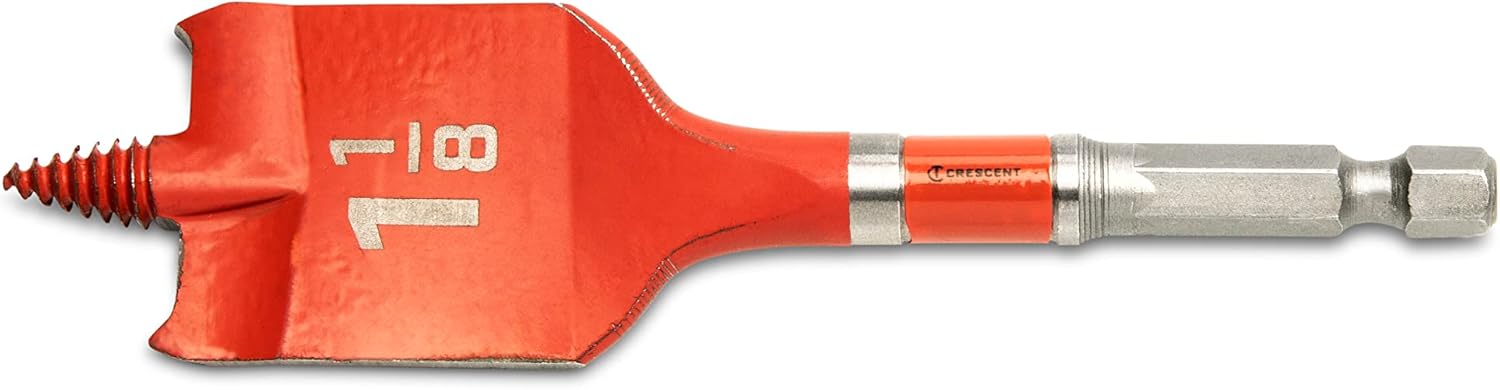 Crescent Screw Point Spade Drill Bit | 4" x 1-1/8" | CDSP-447