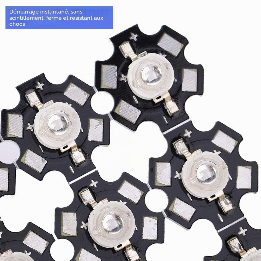 25 Pièces LED Haute Puissance - Perles De Lampe 3W Pour Appareils D'éclairage DIY
