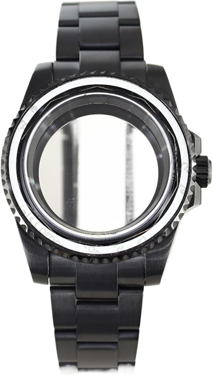 40mm メンズ腕時計ケース ブレスレット サファイア付き NH35 NH36 8215 2824 PT5000 ムーブメント 28