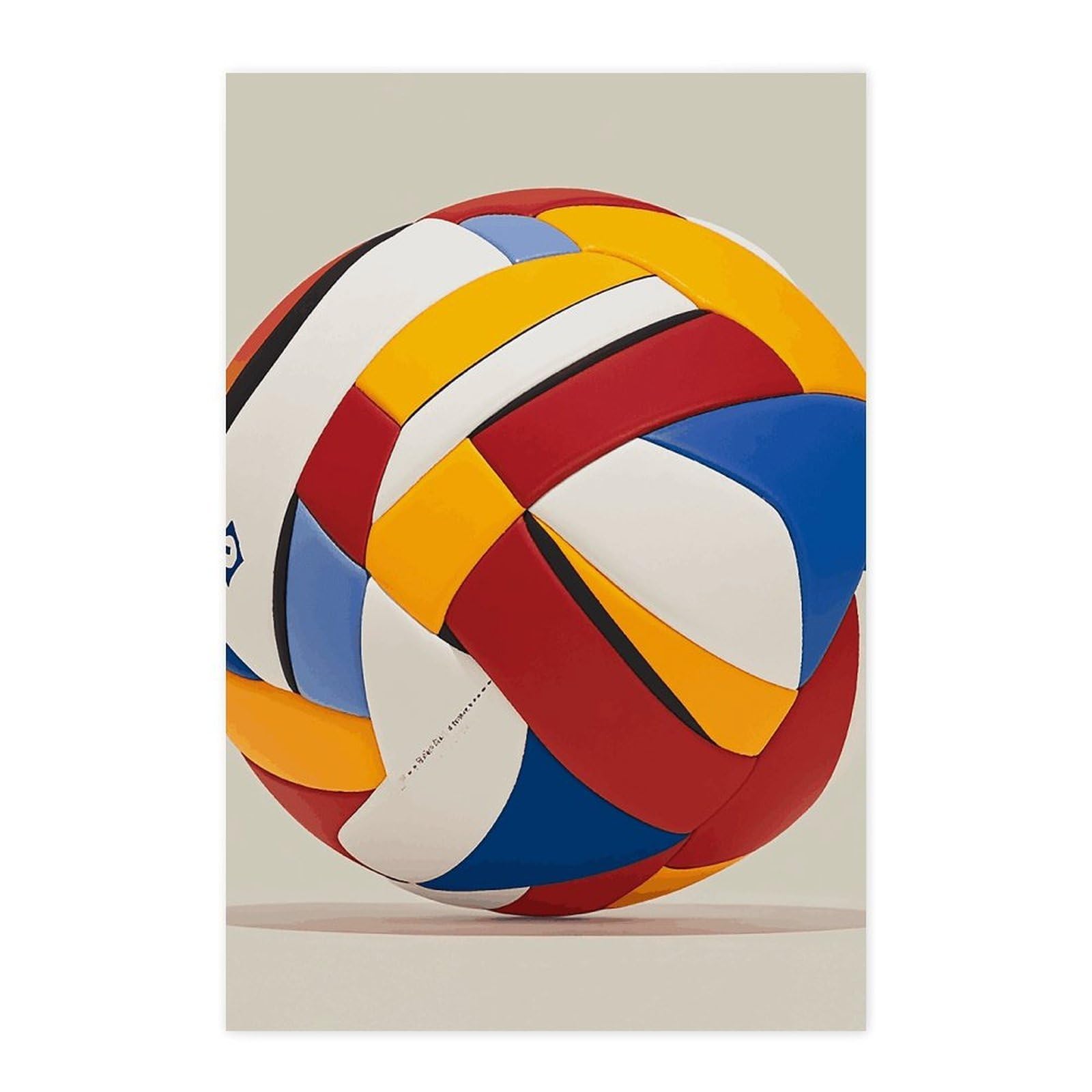 Affiches murales vintage et autocollants de sport abstraits pour murs vides