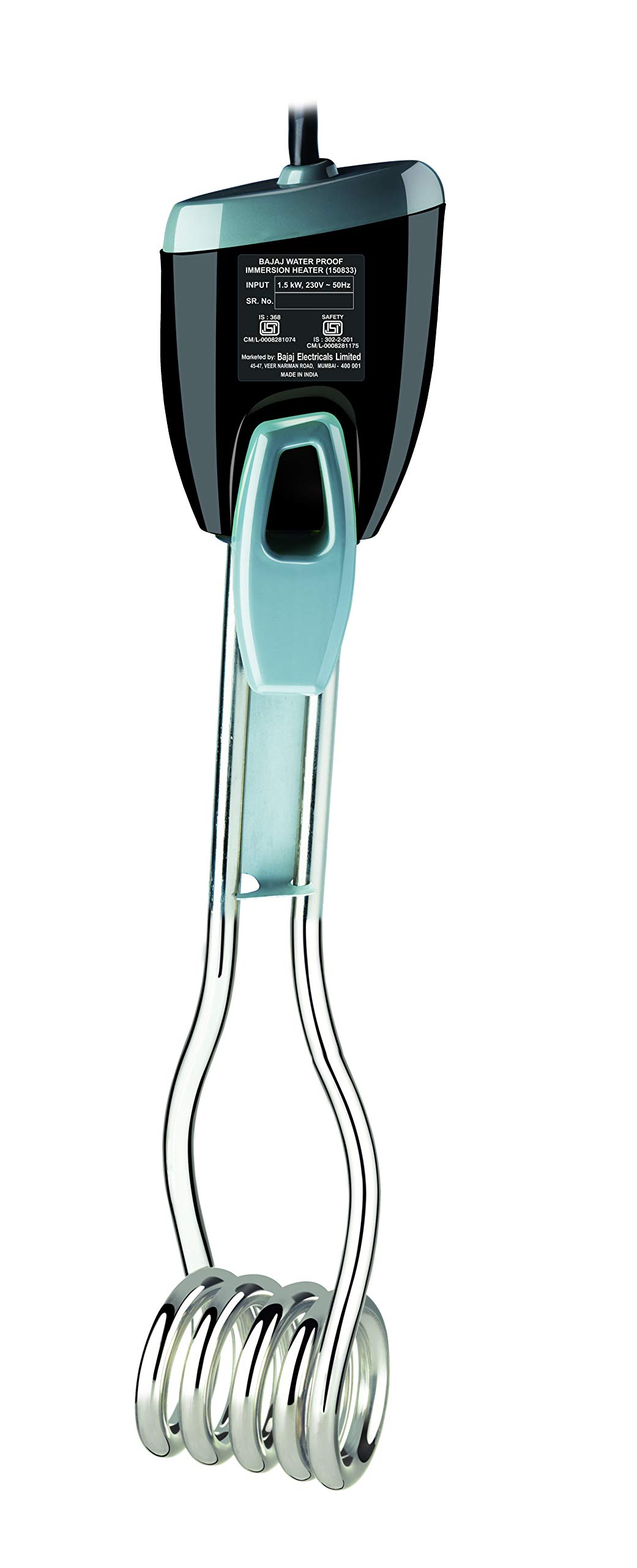 Buy Bajaj Waterproof 1500 Watts Immersion Rod Heater Online at Low Prices  in India - Amazon.in
