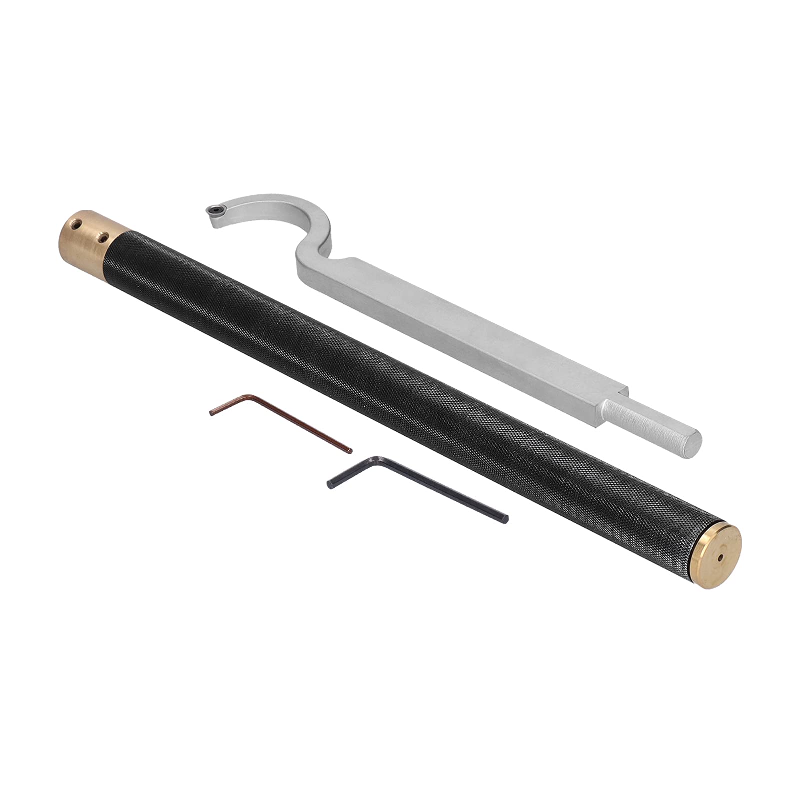 Juego de herramientas para ahuecar en torno de madera, herramientas para torno de torneado de madera con hoja de aleación de tungsteno y titanio, mango ergonómico de aleación de