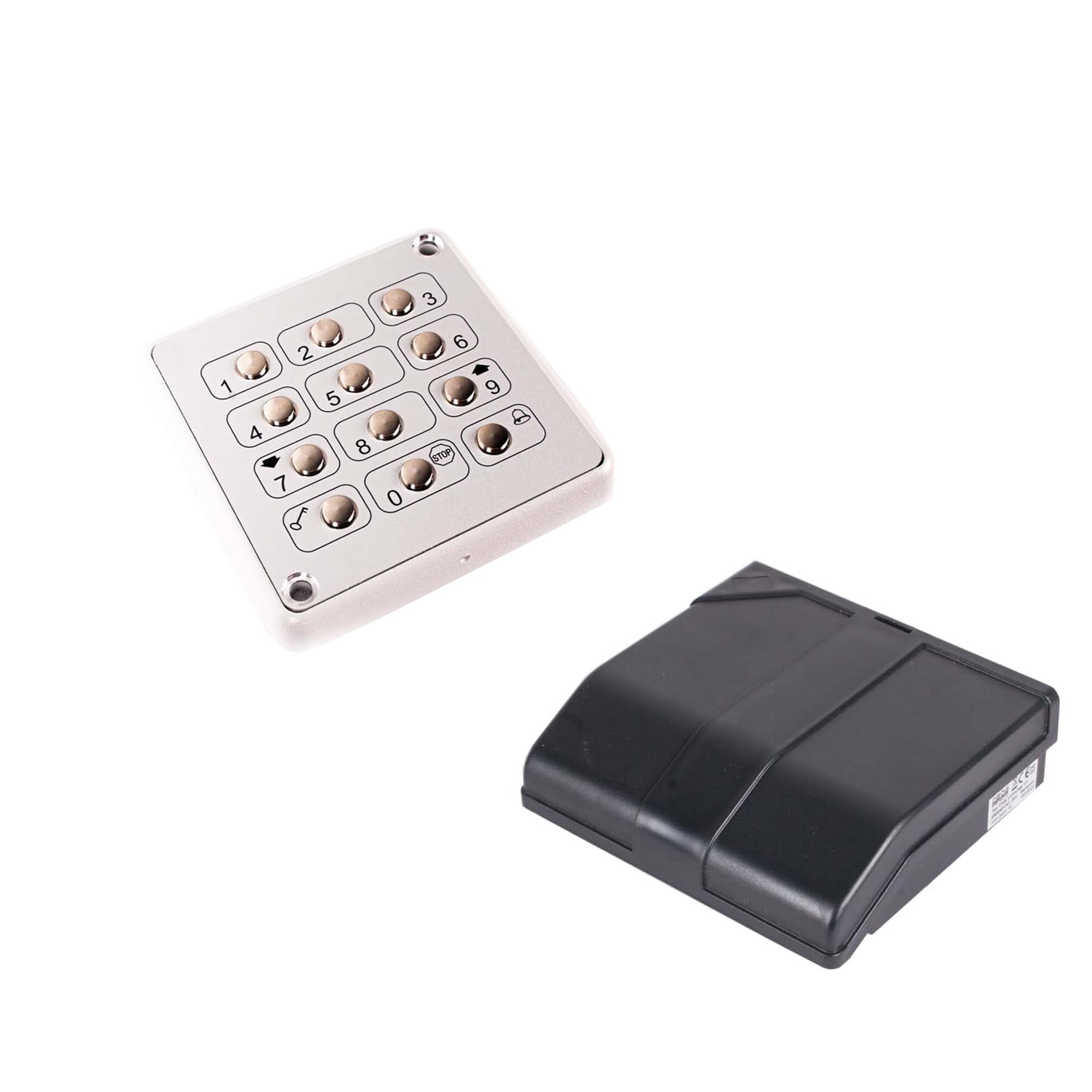 CTM - Kit clavier à code CTM - Avec unité d'évaluation CTA1/3 - Cody universel - Clavier en métal - 1 ou 3 canaux - Longueur du câble : 5 m - Protection contre les ponts (3 canaux)