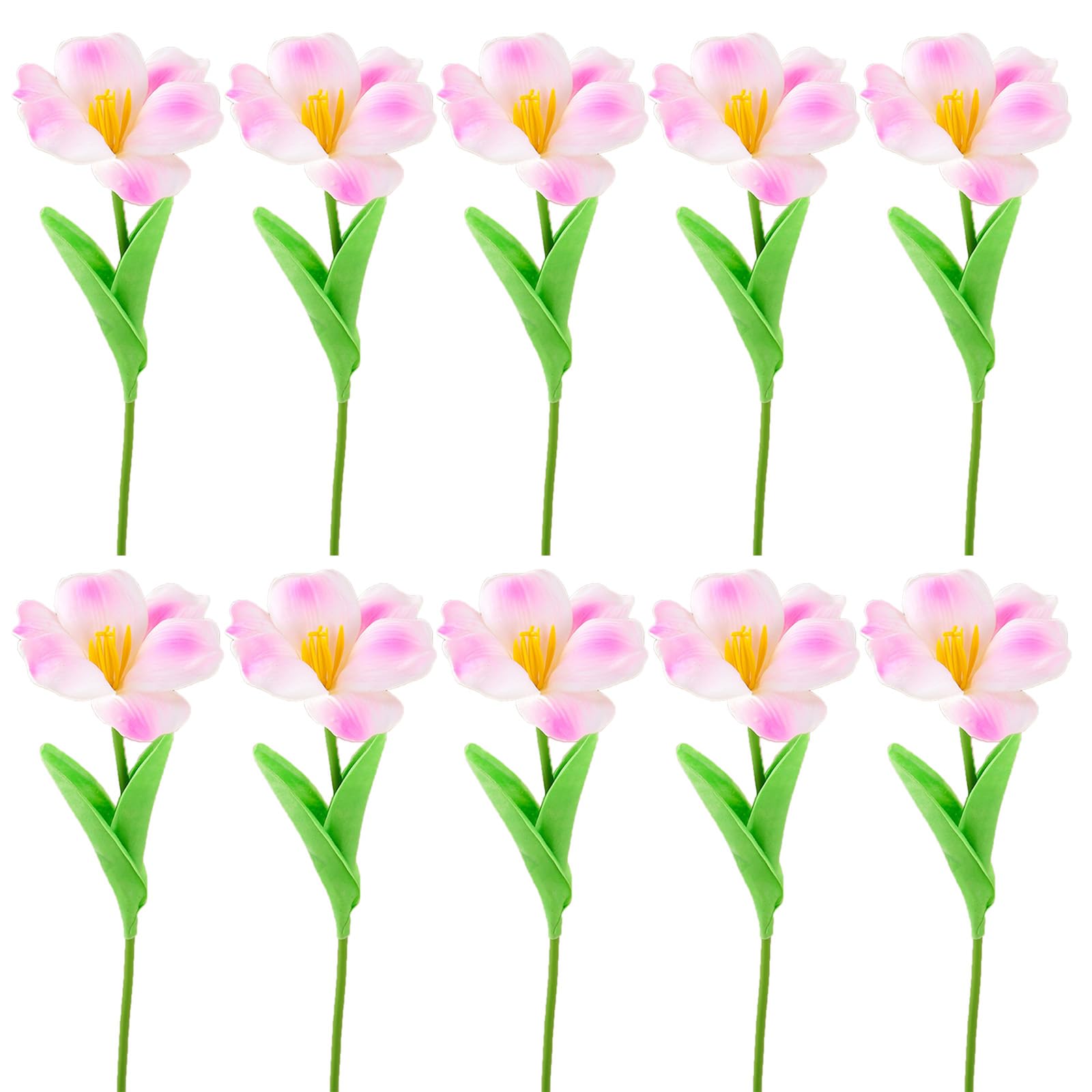 Tsophreniq 10Pcs Artificial Flower Bouquets Realistic Simulation Flower Branch for Wedding Decoration, Kitchen Garden Decoration Arrangements
