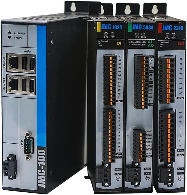 Miniatura 2 de Controlador de motor - JMC EtherCAT controlador de bus maestro controlador de movimiento PLC controlador IO.AI.AO, módulo I0 --entrada y salida