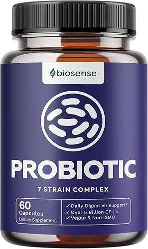 Suplementos de probióticos y prebióticos para la salud intestinal, suplemento probiótico Acidophilus avanzado para aliviar el malestar estomacal,