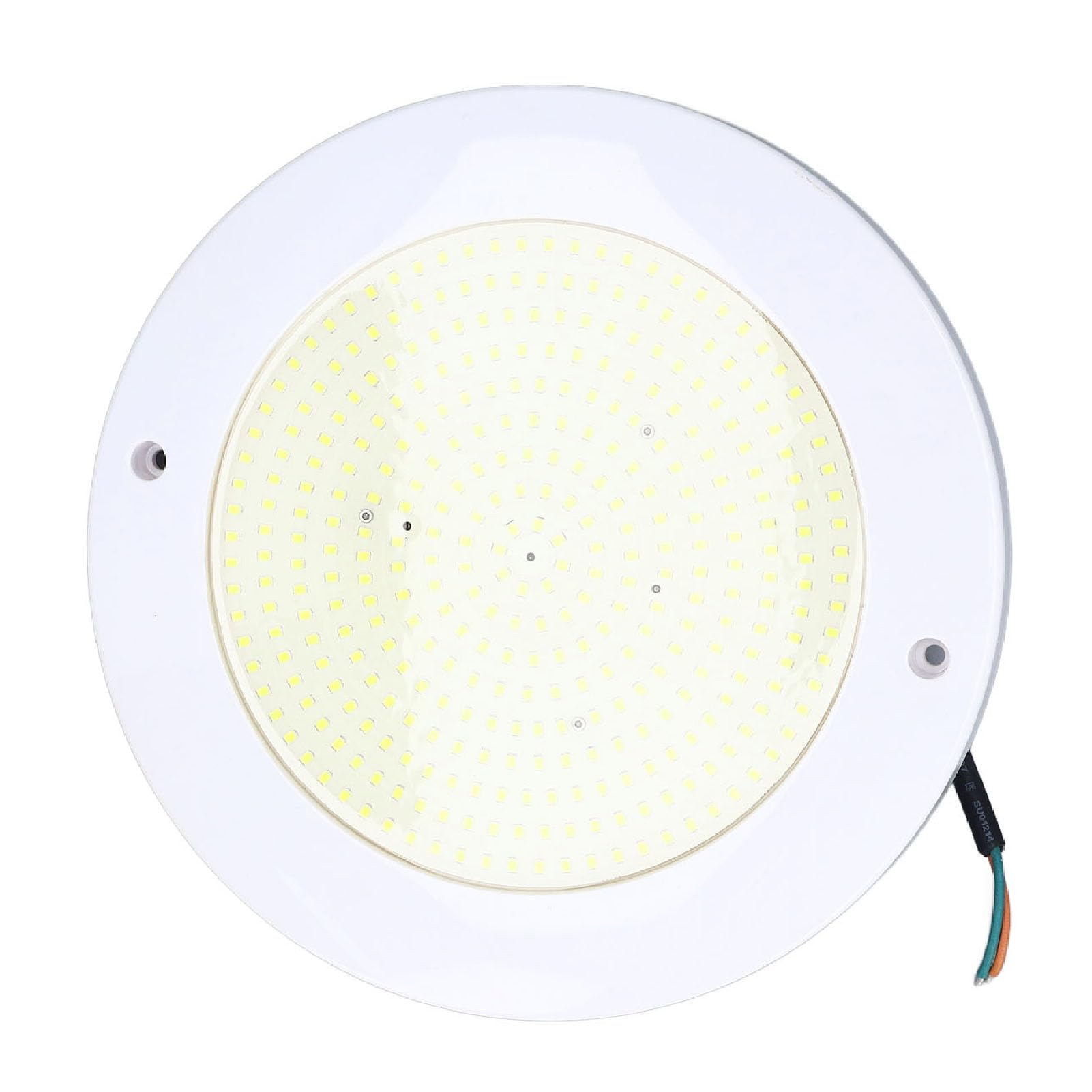 RGB-Poolleuchte, 12 V, 18 W, ABS-PC, IP68, versiegelte Unterwasserlampe für in den Boden eingelassene oberirdische Schwimmbäder, Brunnen, Teich, Garten, Wasserlandschaft, (Warm Light)