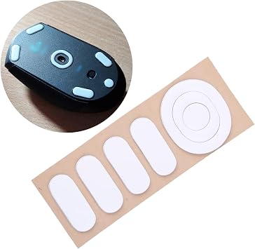 1 Set Mouse Feet Mouse Skate Sticker Pad Rounded Glide Curved Edge Foot Replacement Logitech-G304 G305 Mouse Mouse