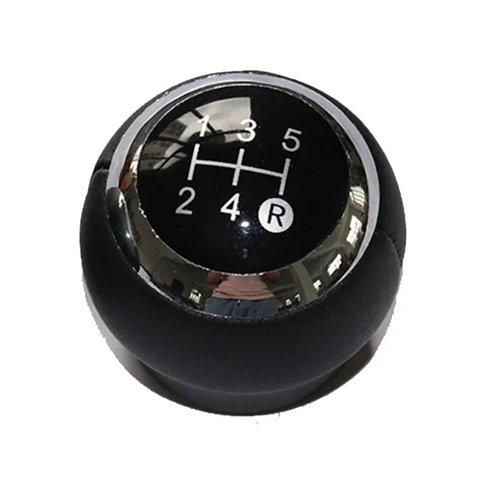 Xexjhqq 5 Speed Black Gear Stick Knob For Toyota For Rav4 For Rav3 Iii Iv 2005-2019 Gear Shift Knob Lever Gearbox Shifter Leather Manual Selector Transmission Handle(5 Speed Black)