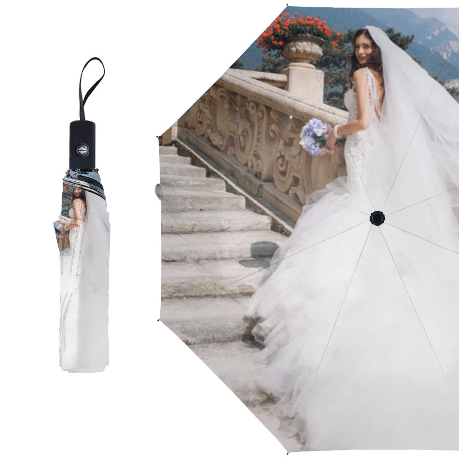EAQ Personalisierte Regenschirme Personalisierte Regenschirme mit Bildern Personalisierte Regenschirme Gestalten Sie Ihre eigenen Regenschirme für Reisen, Geschenke