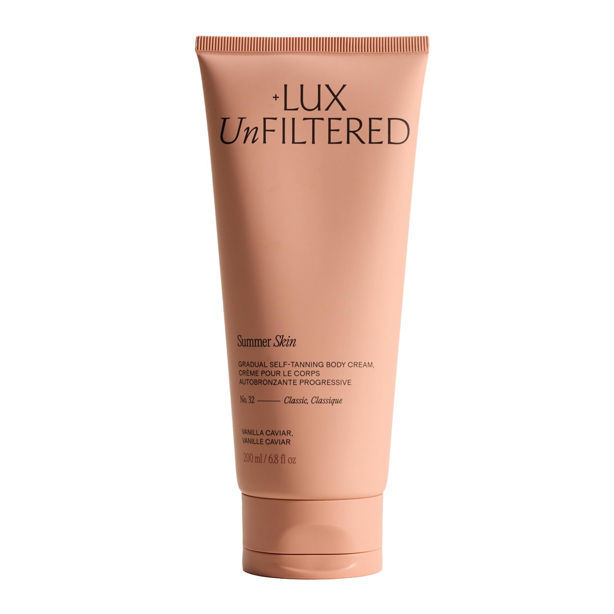 + Lux Unfiltered - Summer Skin Classic Gradual Self Tanner - Vanilla Caviar
