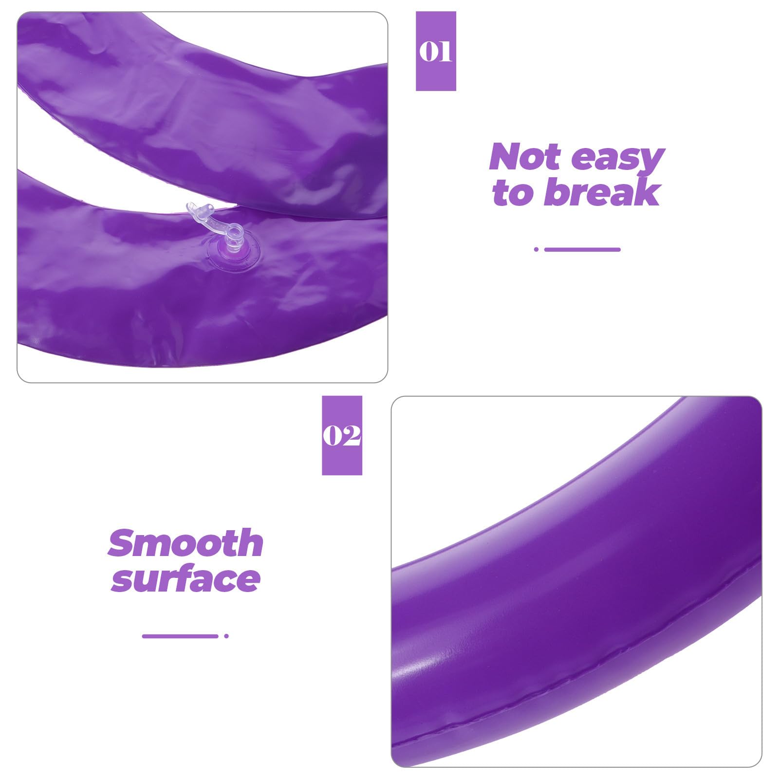 MAGICLULU Soporte Balón de Pilates Diseño de Anillo Fijador para Pelota de Yoga de PVC Púrpura, Base Redonda Estable y Fácil de Limpiar para Ejercicio y Entrenamiento