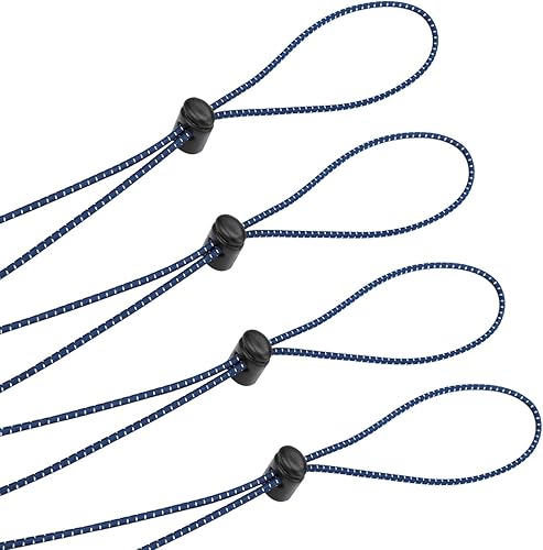 Miniatura 12 de Kit de Correa Bungee para Gafas de Natación Oumers, Correas para Gafas de Natación con Extremo Cónico Negro