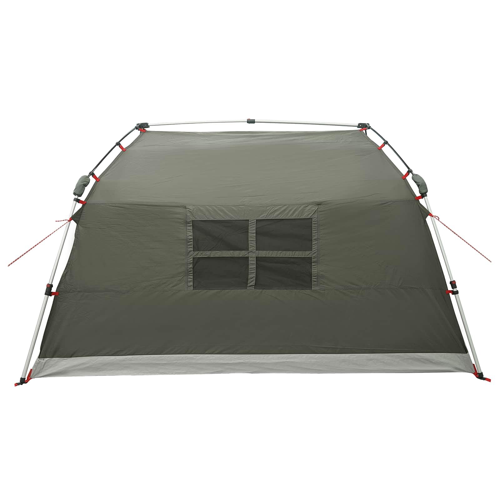 Tenda rapida impermeabile per 2 persone, verde, poliestere 185T con fibra di vetro
