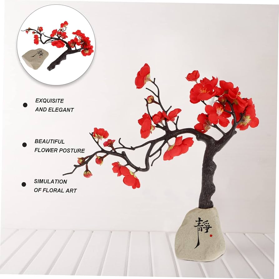 変な形の枝　梅の枝　 インテリア　ハンドメイド素材 楽天市場】【造花 梅】梅の枝（梅造花・アートフラワー