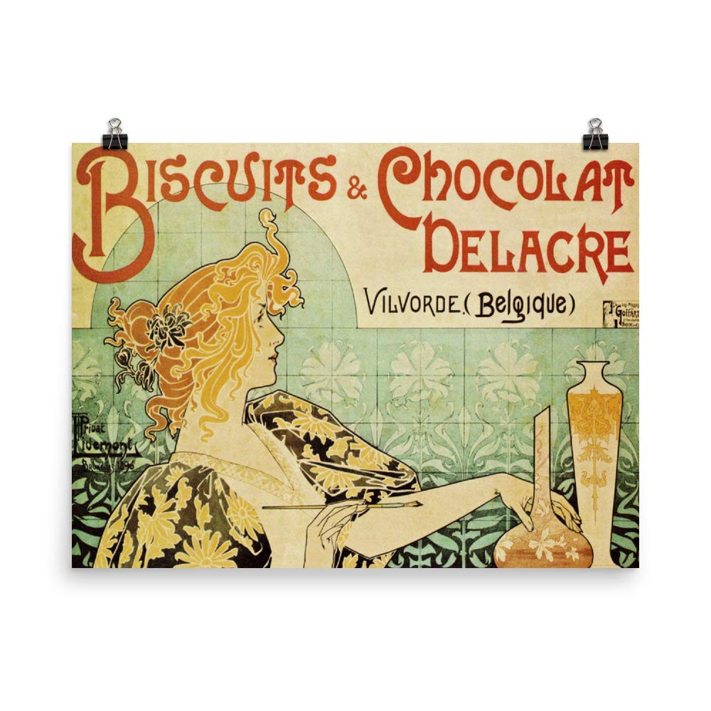 リプロダクトポスター L.VoisinCafés-Chocolats復刻1935 リプロダクトポスター L.VoisinCafés-Chocolats復刻1935