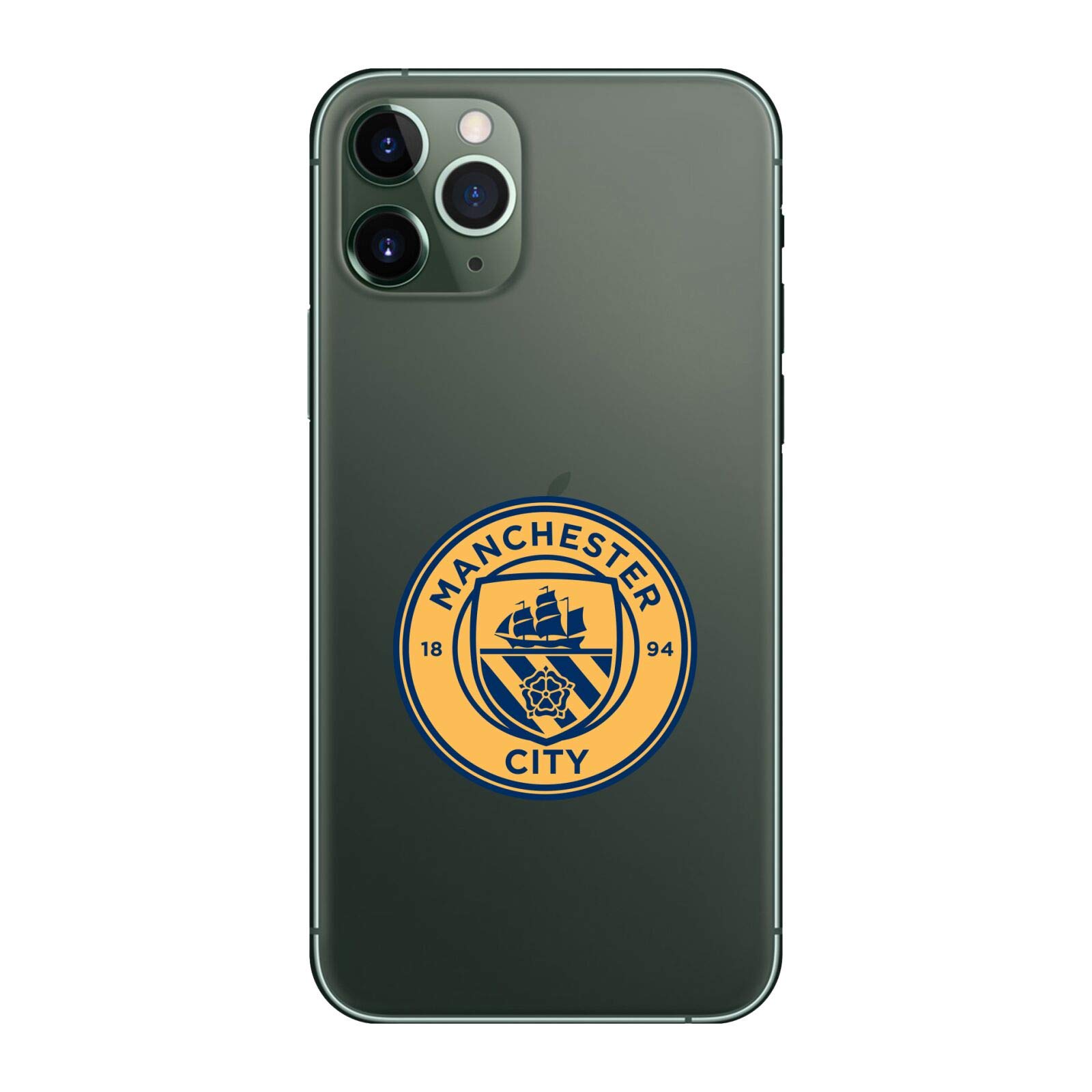 Head Case Designs Officially Licensed Manchester City Man City FC Obsidian Blue Crest Badge Variations Matte Skin Decal Sticker Compatible With Apple Samsung Huawei Sony LG Mobile Phones โ image 1