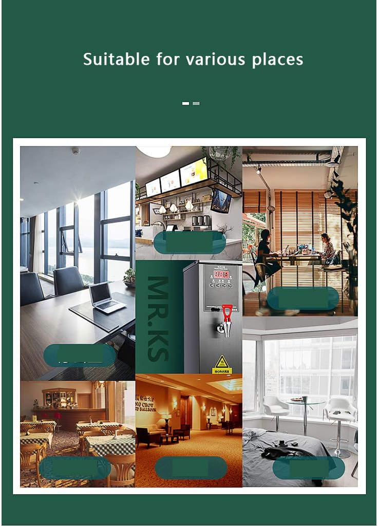Stepper Water Boiler, Food Grade Stainless Steel Liner, Durable Heat Preservation, Commercial Water Boiler