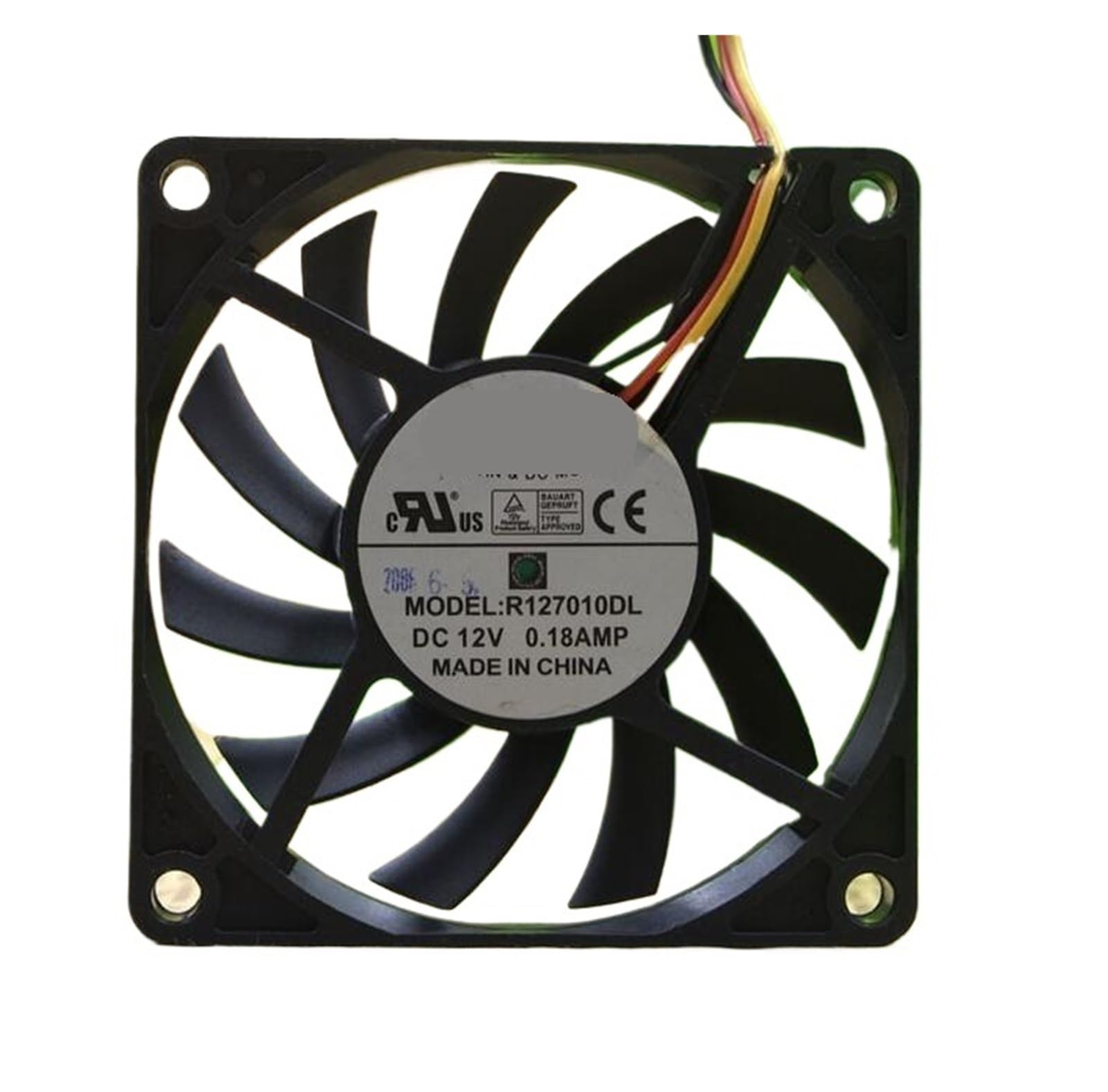 GJEXXPTST R127010DL 7010 12V 0.18A 7CM 3 Wire Fan