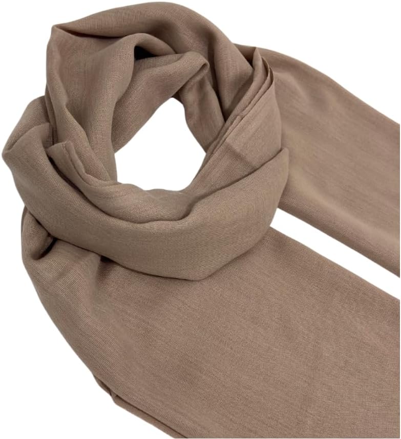 Pashmina Cachecol Echarpe Feminina Lisa com Franja 170x65cm Toque Macio, Ideal para Outono Inverno e Meia Estação Pashmina Cachecol Echarpe Feminina Lisa com Franja 170x65cm Toque Macio, Ideal para Outono Inverno e Meia Estação