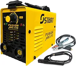 Máquina De Solda Inversora 170a Portatil Eletrodo 3.5mm Mma Tig Bivolt 110v/220v Com Acessórios Fusion Arc 170 Start