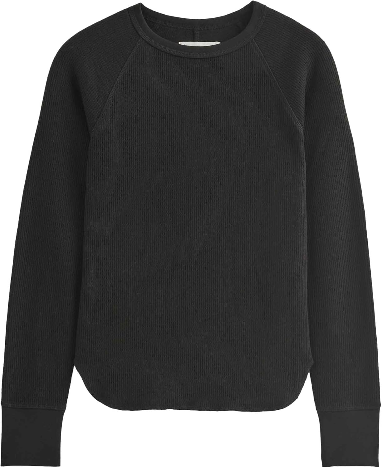 Everlane Womens Everlane Slim-fit Crew in Cozy Waffle - Image 2