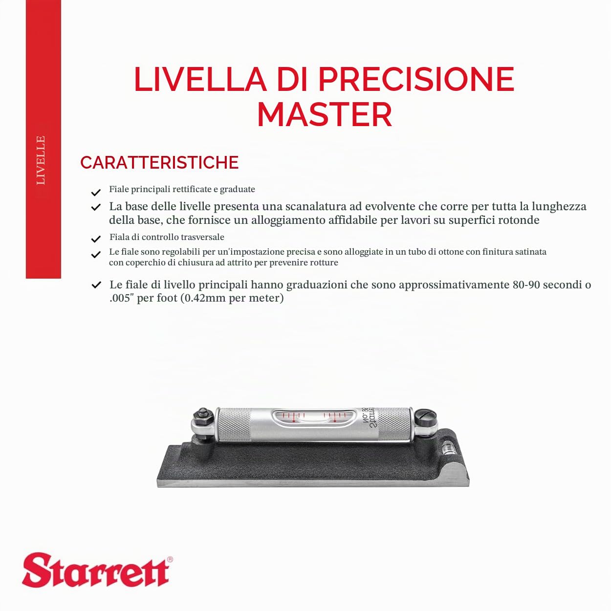 NIVEL CON BASE STARRETT