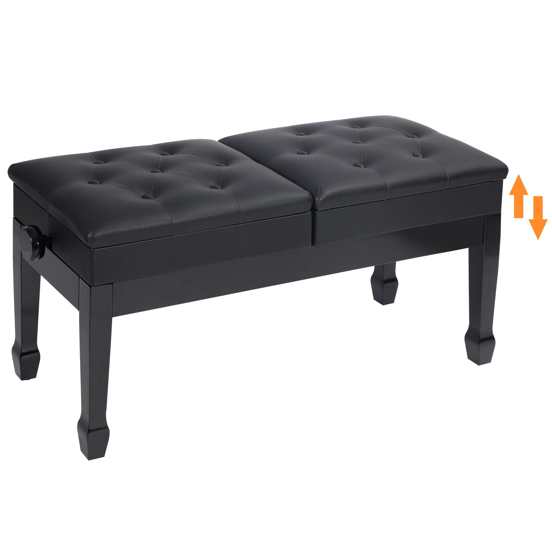POINTLESS JOURNEY BLACK 2点セット Amazon.com: ALAPUR Longer Duet Piano Bench with Storage,Adjustable