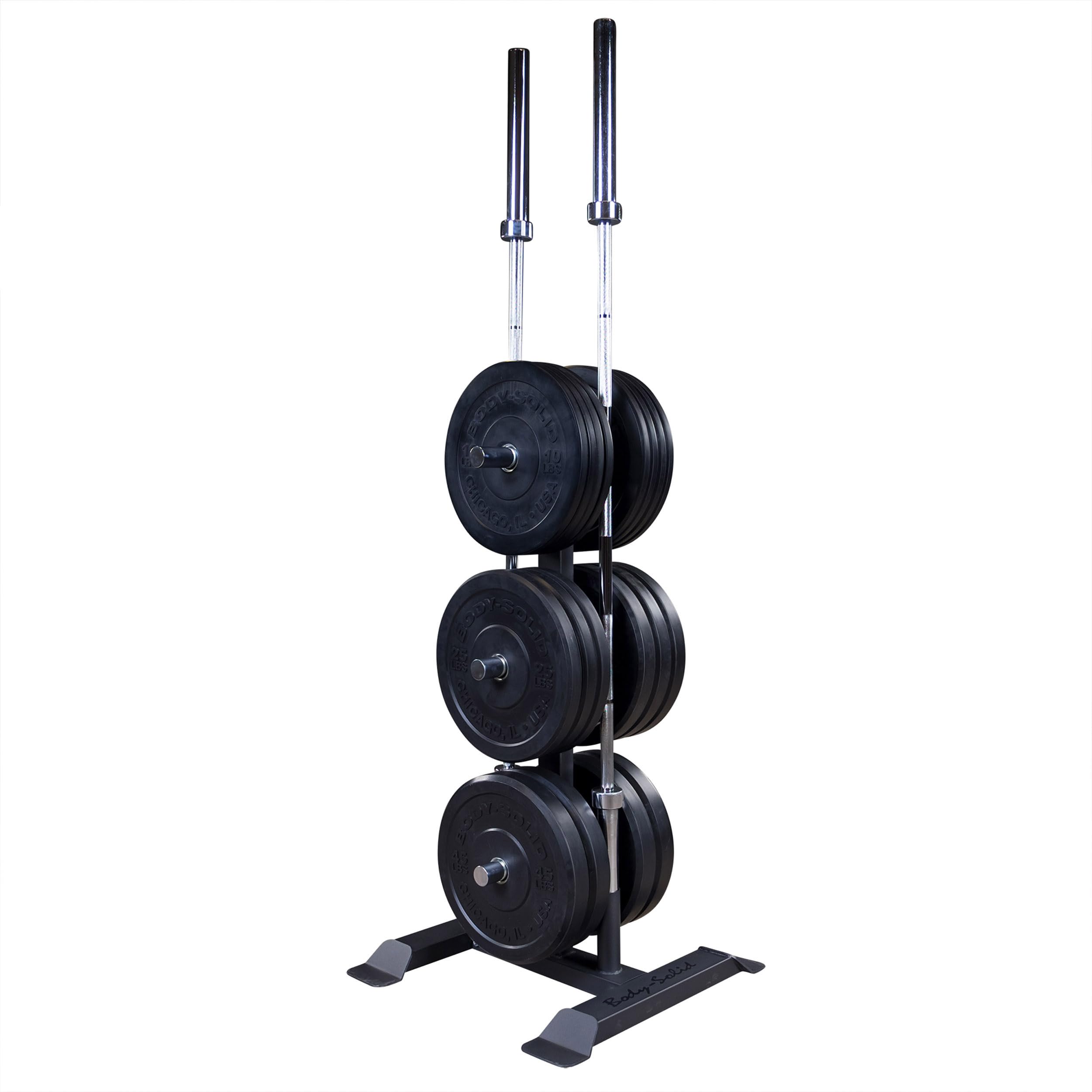 Amazon.com : Body-Solid (GWT56) Heavy-Gauge Vertical Weight Tree