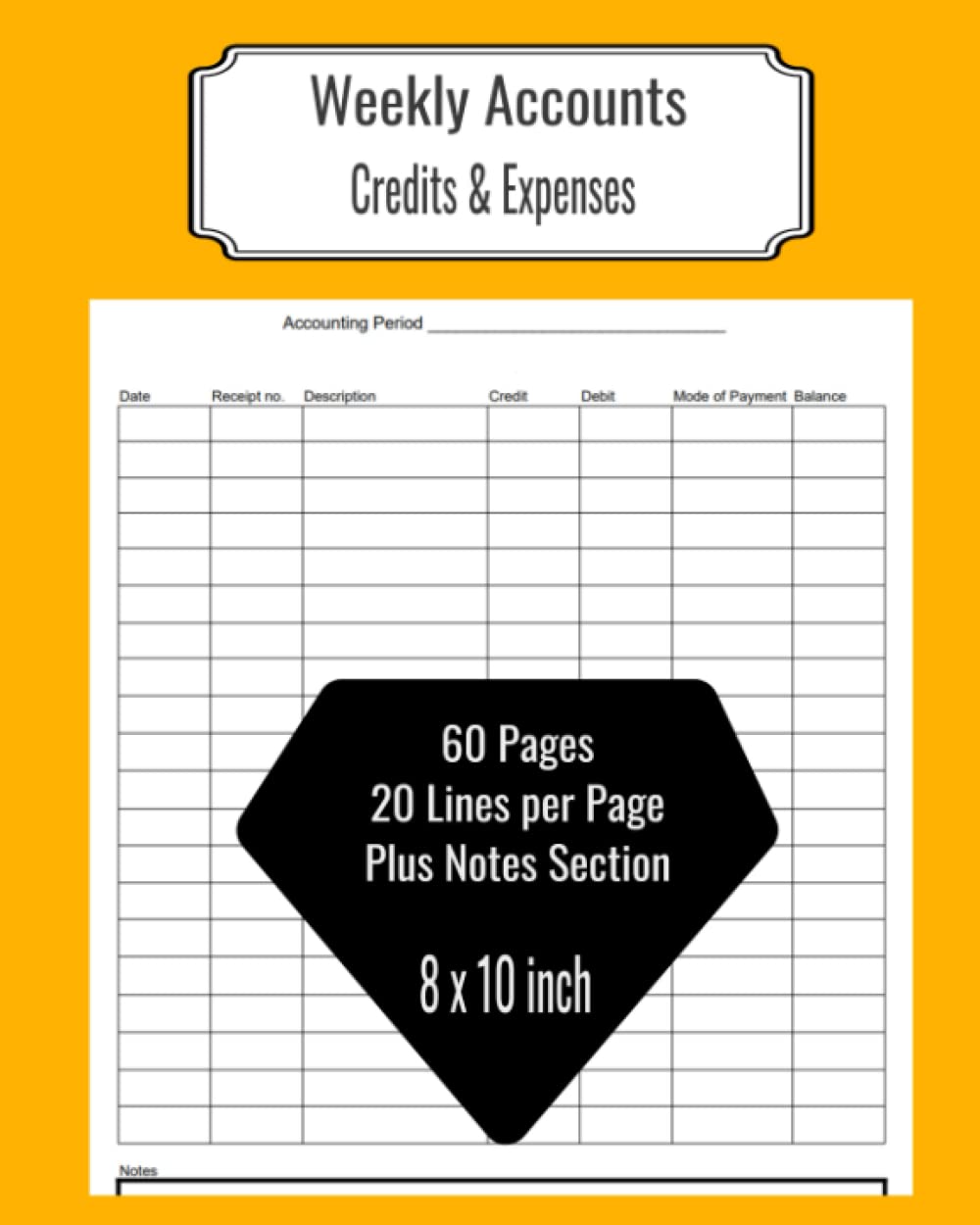 Accounts Book for Self Employed, Sole Trader, Limited Company: Income And Expense Log Book | Simple Bookkeeping Record Book: 60 Page easy to use Tracker