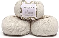 Vista 67 de Juego de 6 madejas de 100% lana de alpaca bebé (10.58 oz) de peso DK, fabricadas en Perú, celestial suave y perfecto para tejer y hacer ganchillo