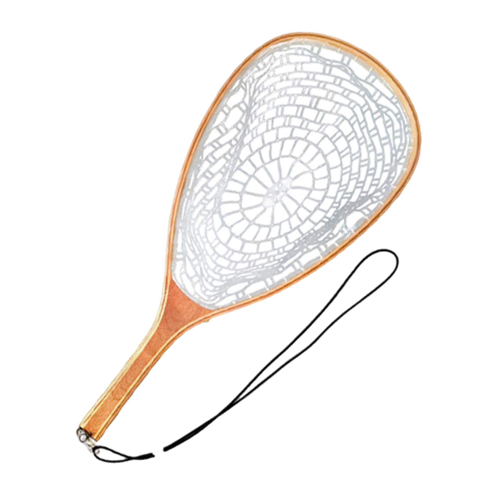 Mango de madera, red de pesca con mosca, herramienta de liberación para perca de agua salada, herramienta de liberación fácil de usar para perca de agua salada