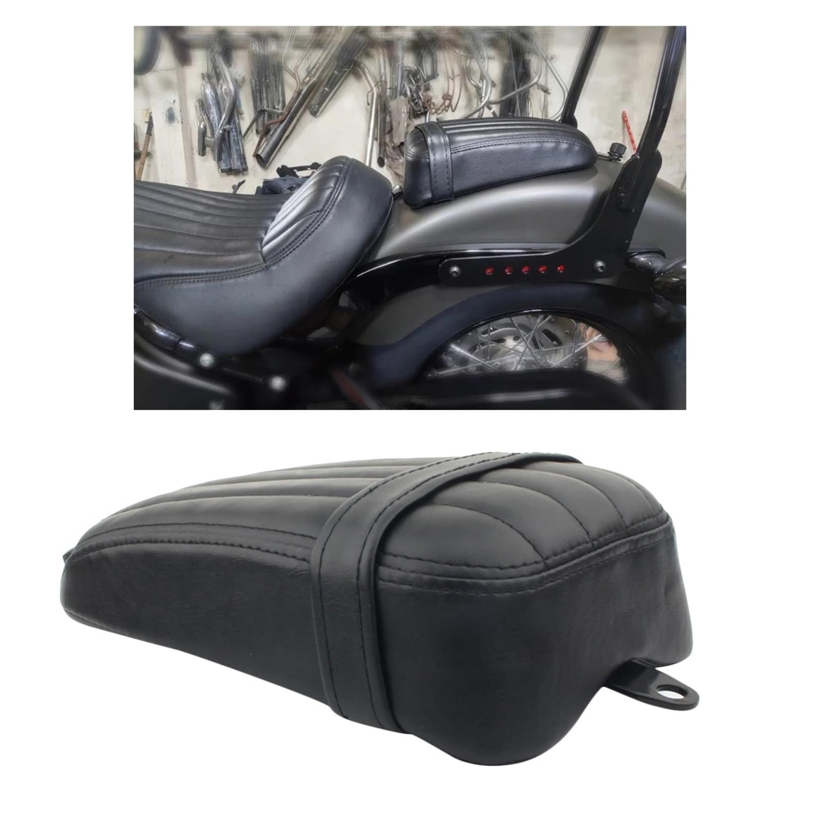 Cuscino Comfort Per Motocicletta Accessori Per Motociclette Cuscino Per Sedile Passeggero Posteriore Nero Ventose Per Sellino