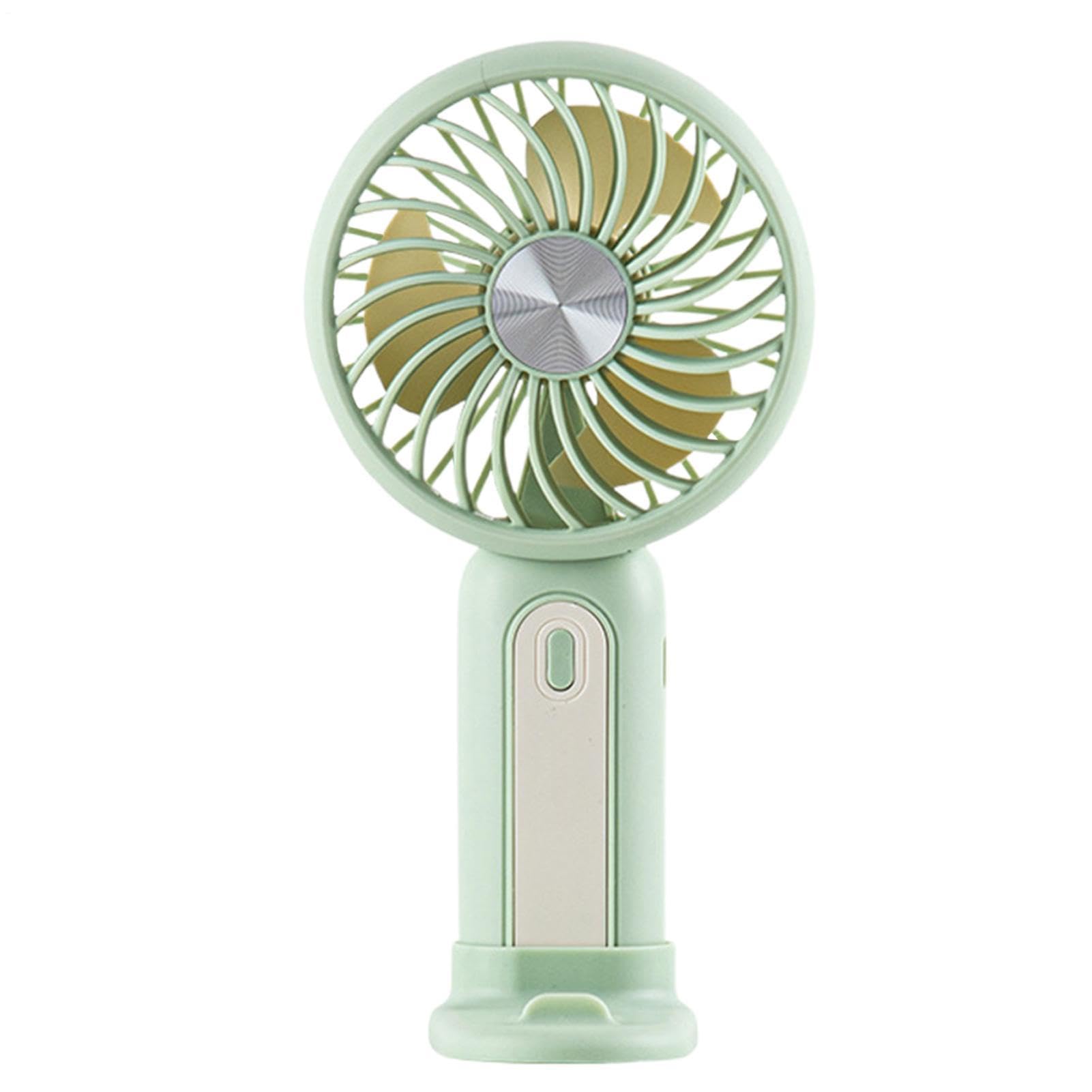 Ventilateur Rechargeable: Mini Ventilateur De Table USB Portable, Design En Forme De Bande Dessinée | Refroidisseur D'air Silencieux En ABS PP Pour Les Trailers En Plein Air, Studio, Voyage, Cadeau,