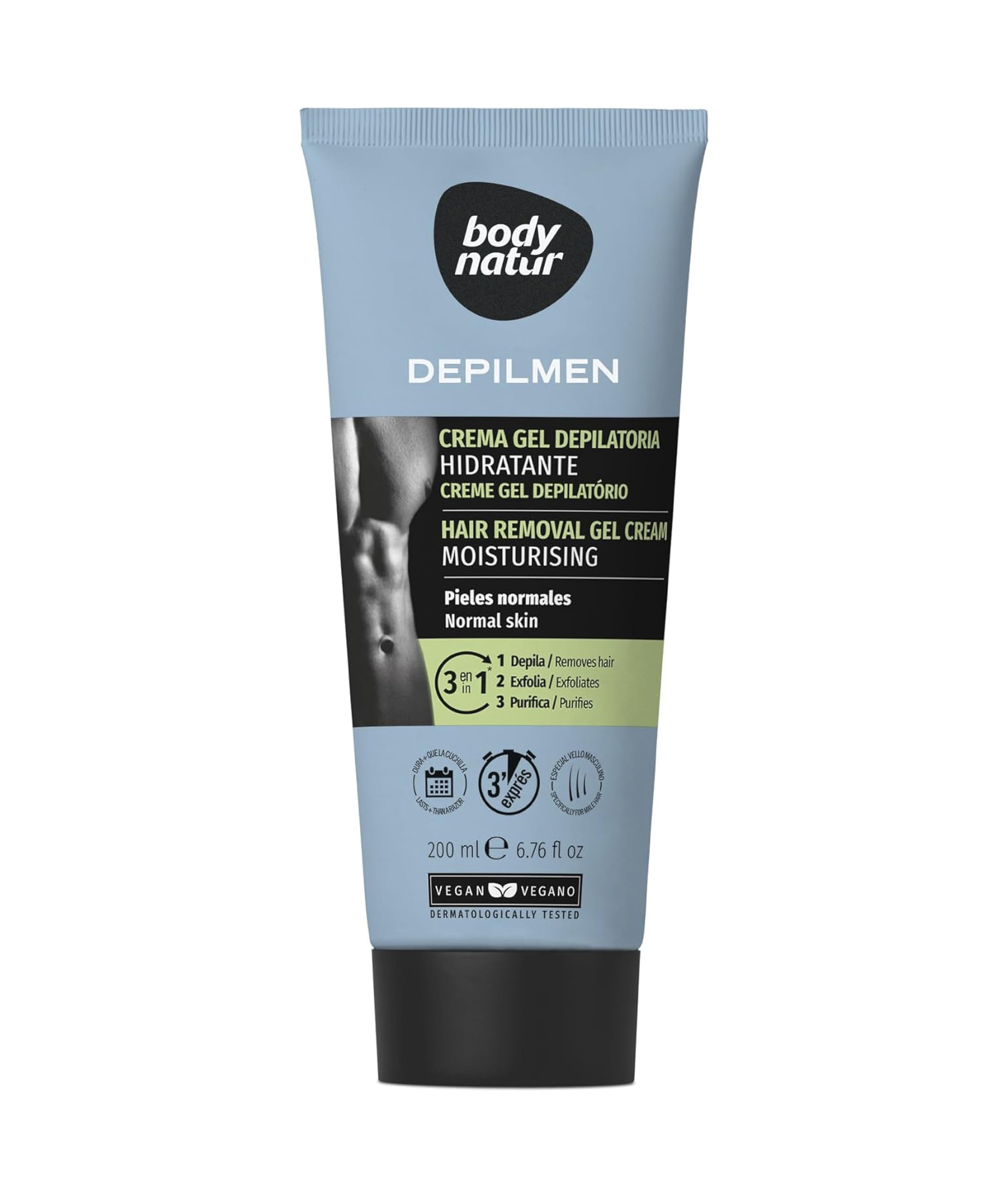 Body Natur krem żelowy do depilacji, 200ml