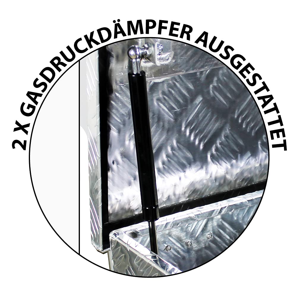 Trucky Truckbox skrzynia na narzędzia, skrzynka aluminiowa, skrzynka doczepy, skrzynka na dyszel, aluminium D160