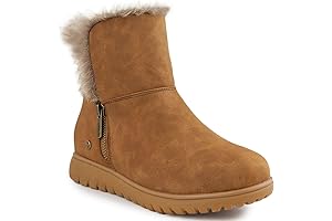 Women's Wendyl Zip Up Winter Boots: The Ultimate Comfort for Fur-Lined Warmth