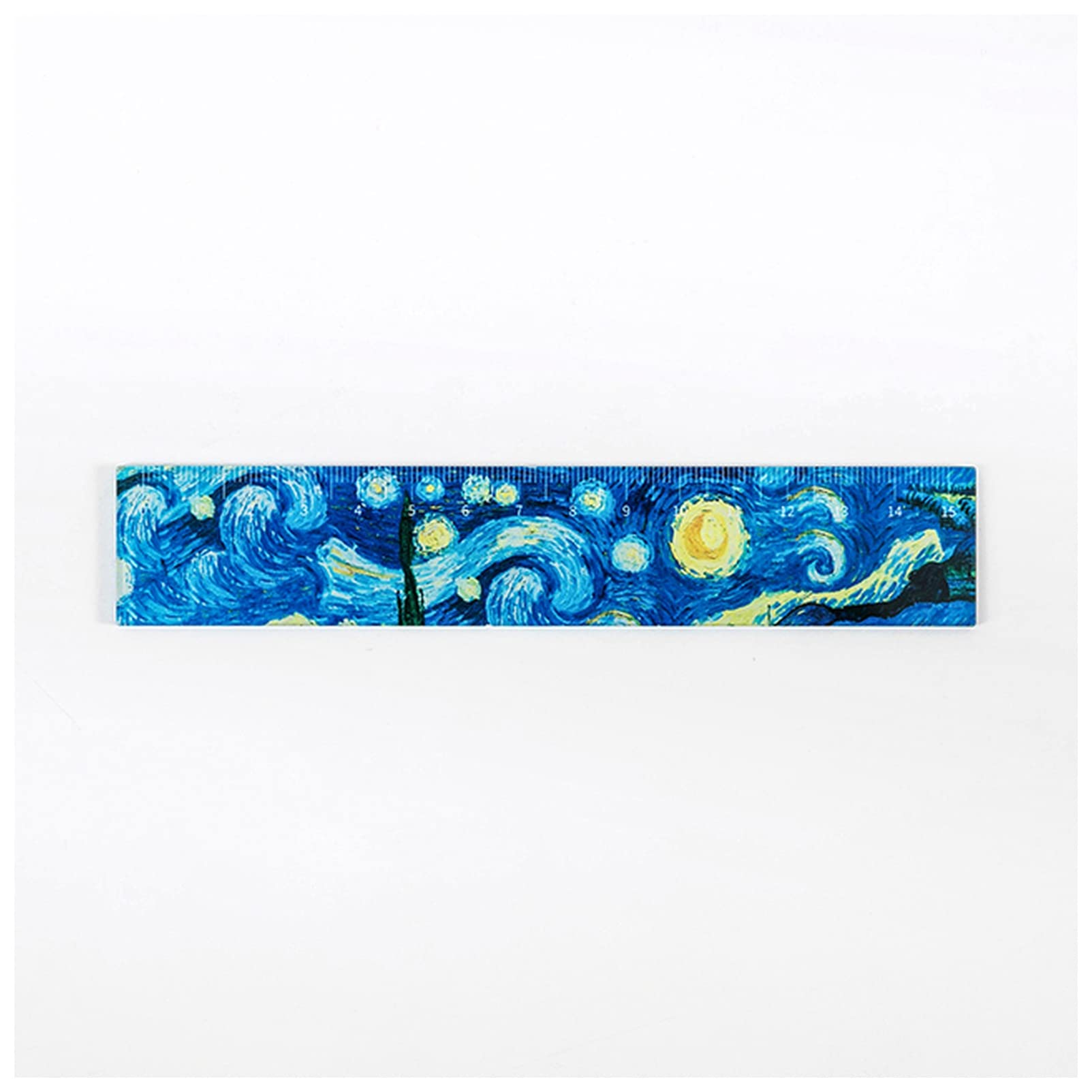 oiujhgCDS Rulers, 15CM Multifunctional DIY Children's Painting Ruler Student Office School Stationery Set(1)