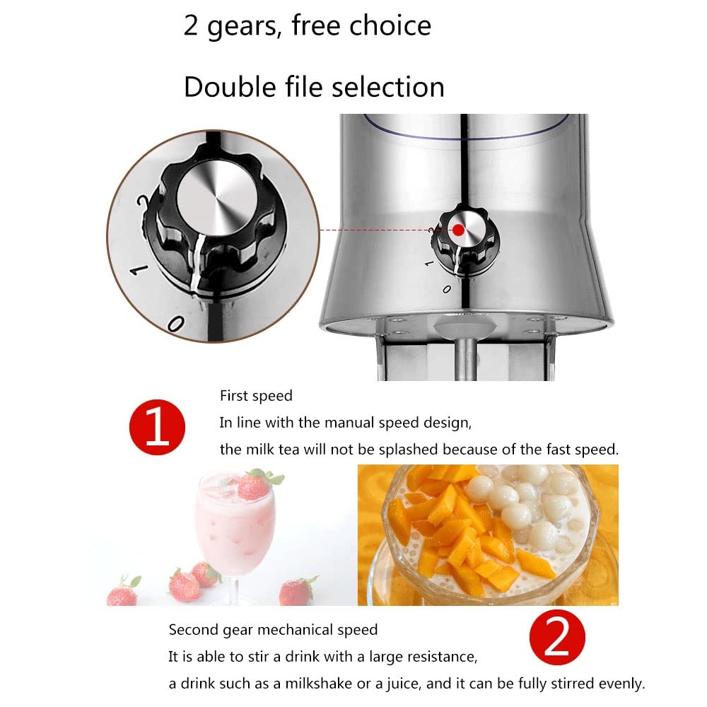 Shaker Électrique Pour Machine À Milkshake Machine De Mélangeur De Lait Frappé 2 Vitesses Boisson Mélangeur Shaker À Cocktails En Acier Inoxydable Shaker De Protéines Milk Shaker 18 000 RPM 650ML 180W
