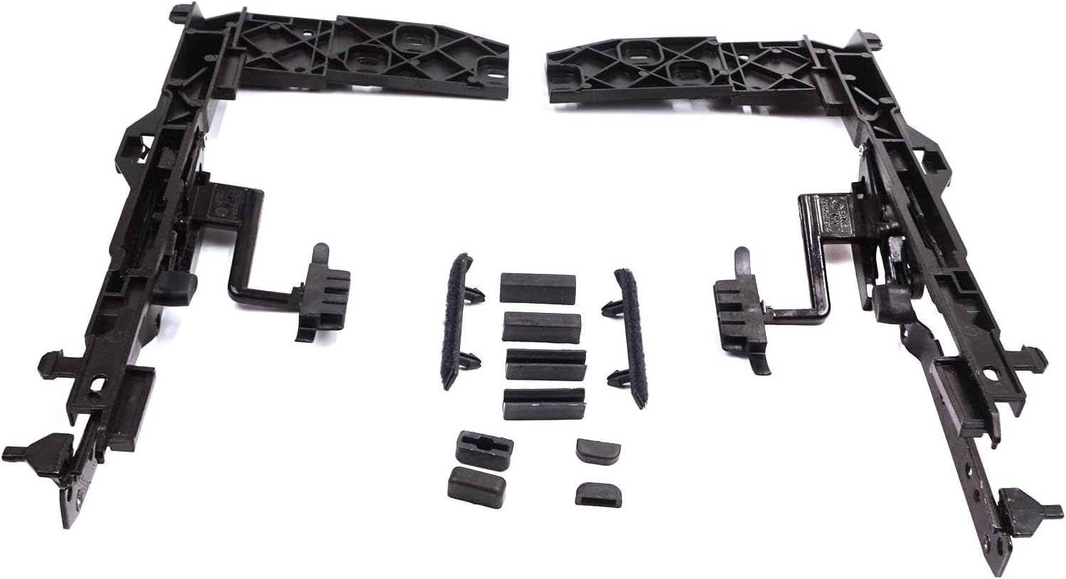 BSR23-1 Sunroof Lifting Angle Hatch Runner Repair Kit With Connection Plate Compatible With M.ercede.s W124 S124 C124 190 W201 1247800512 1247800612