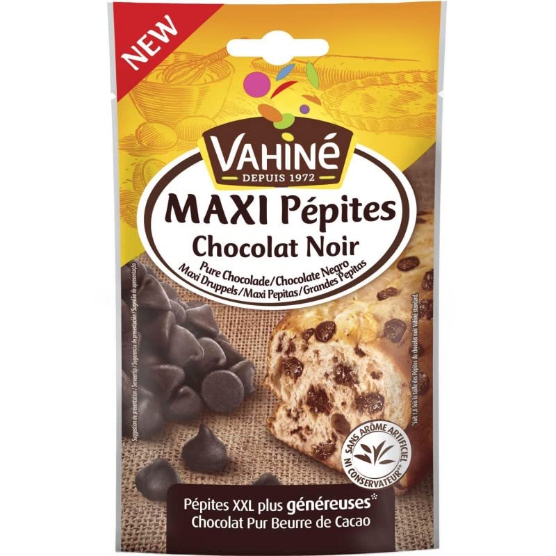 VAHINE - Vahiné Maxi Pépites Chocolat Noir 100G - Lot De 4