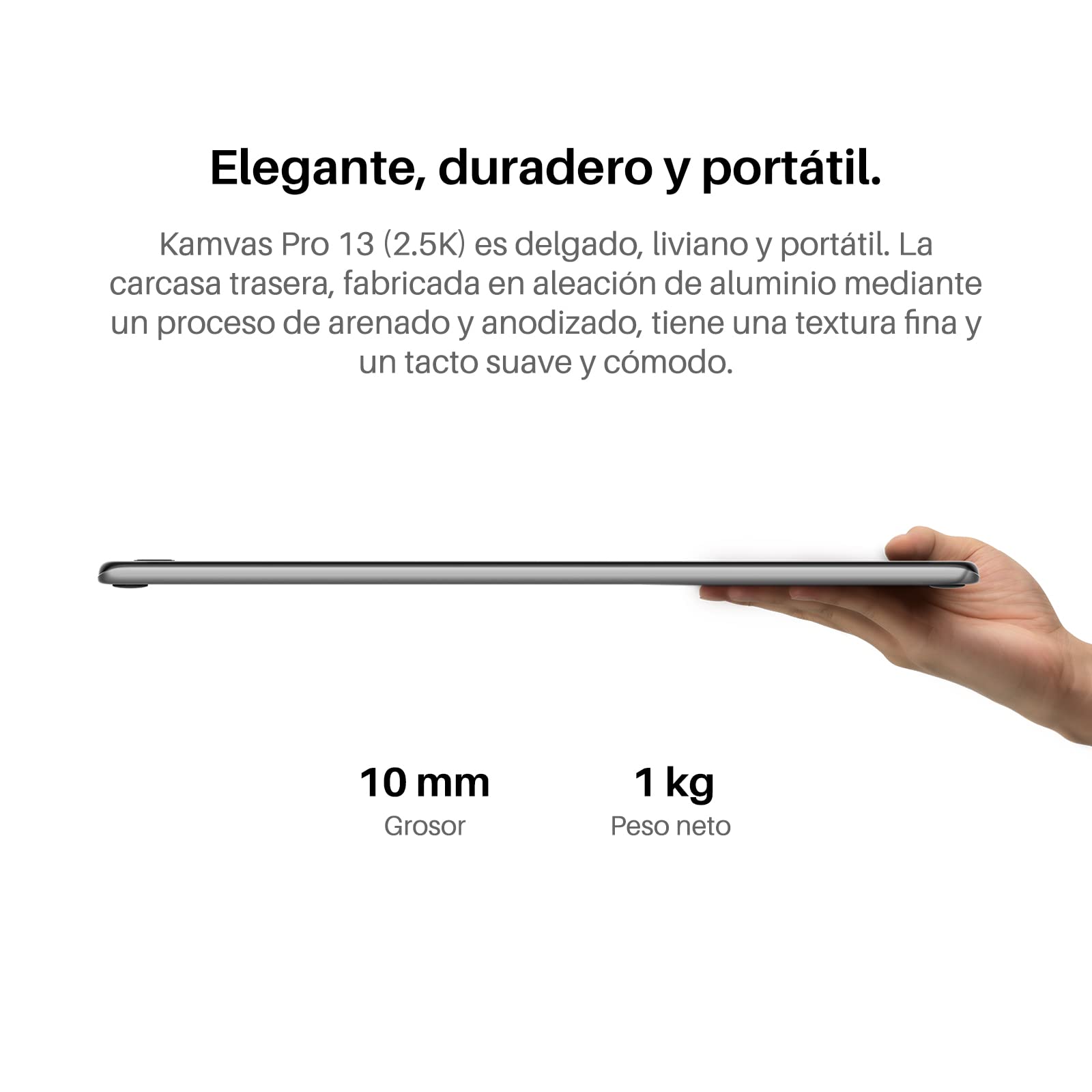 HUION Kamvas Pro 13 2.5K QHD Tableta Gráfica con Pantalla, Tableta de Dibujo de 13,3 Pulgadas con Soporte, QLED 145% sRGB, Bolígrafo Digital Profesional PW517,Optima para Oficina en Casa y e-Learning | QLED Full Lamination, 99% Adobe RGB, PW517 Lápiz capa