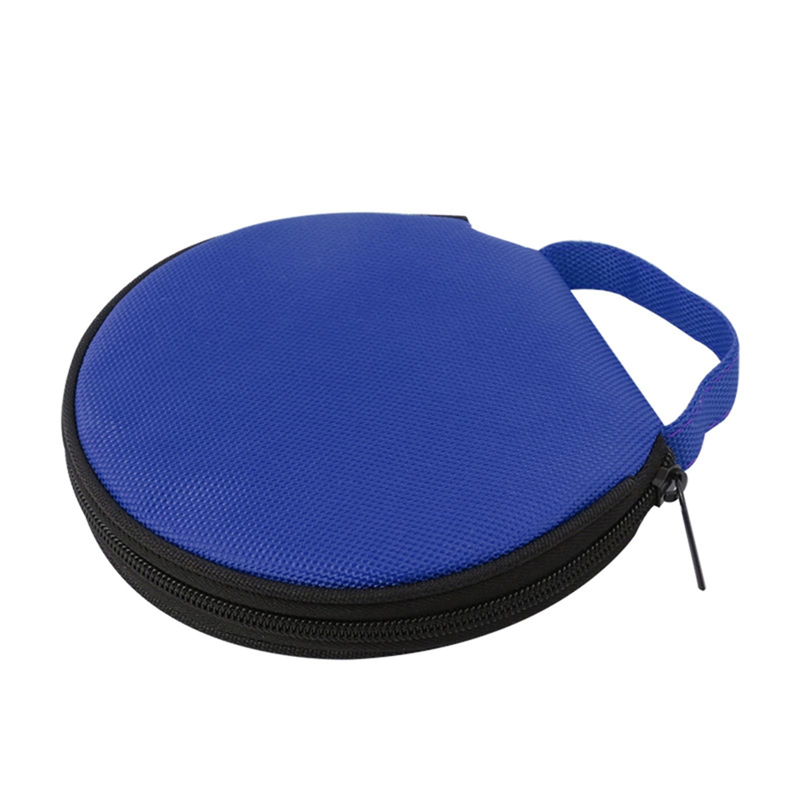 matumou Color Round Oxford Car Home 20 Disc Storage Case Zipper Pouch