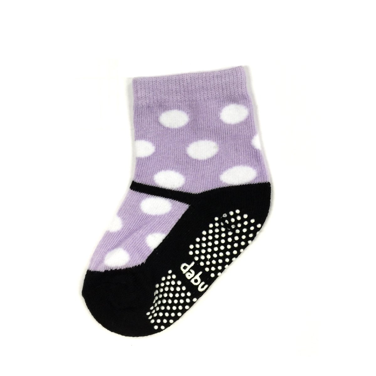 Bowbear Toddler Girls 5 Pair Non-Skid Polka Dot Mary Jane Socks