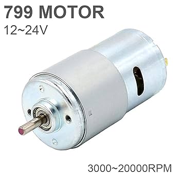 799 DC Motor DC 12-24V 20000RPM Large Torque Micro Motor