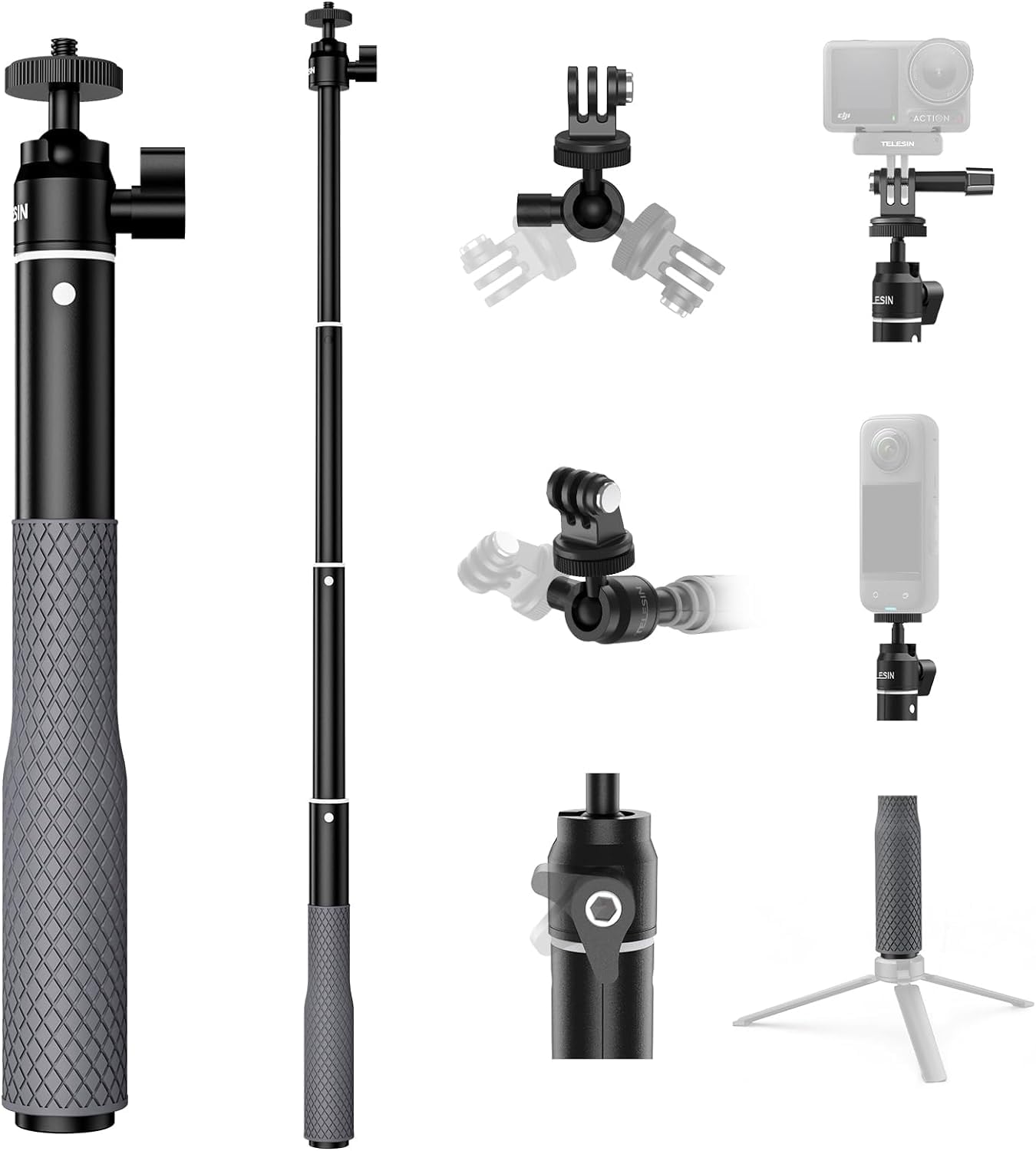 TELESIN 360° Waterproof Selfie Stick 25.75" with Hand Strap Underwater Diving Extension Pole Monopod Compatible with GoPro Hero 12 11 10 9 8 7 6 Go Pro Max Mini Insta360 X3 GO3 DJI Action 3 4 (B0CRJL2NR3) Amazon Price History, Amazon Price Tracker
