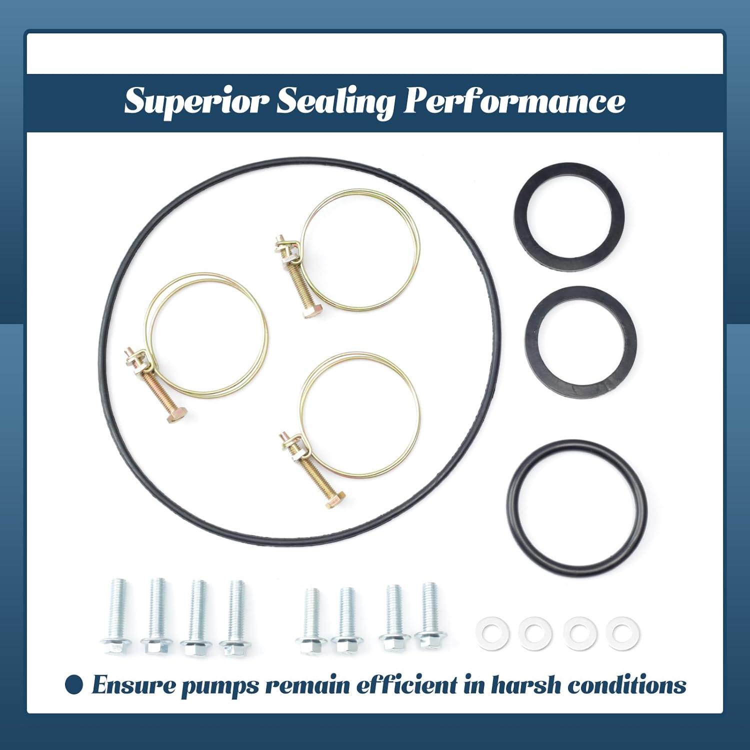 2 In Threaded Shaft Semi-trash Water Pump Replacement for 3/4-Inch Threaded Shaft Engines for 2” NPT Inlet and Outlet Port Pump Operating System