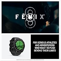Vista 9 de Garmin fēnix® 8 – 47mm, AMOLED, Smartwatch GPS Multisport Premium, Vida Útil de Batería Larga, Certificado para Buceo, Linterna LED Integrada, Gris
