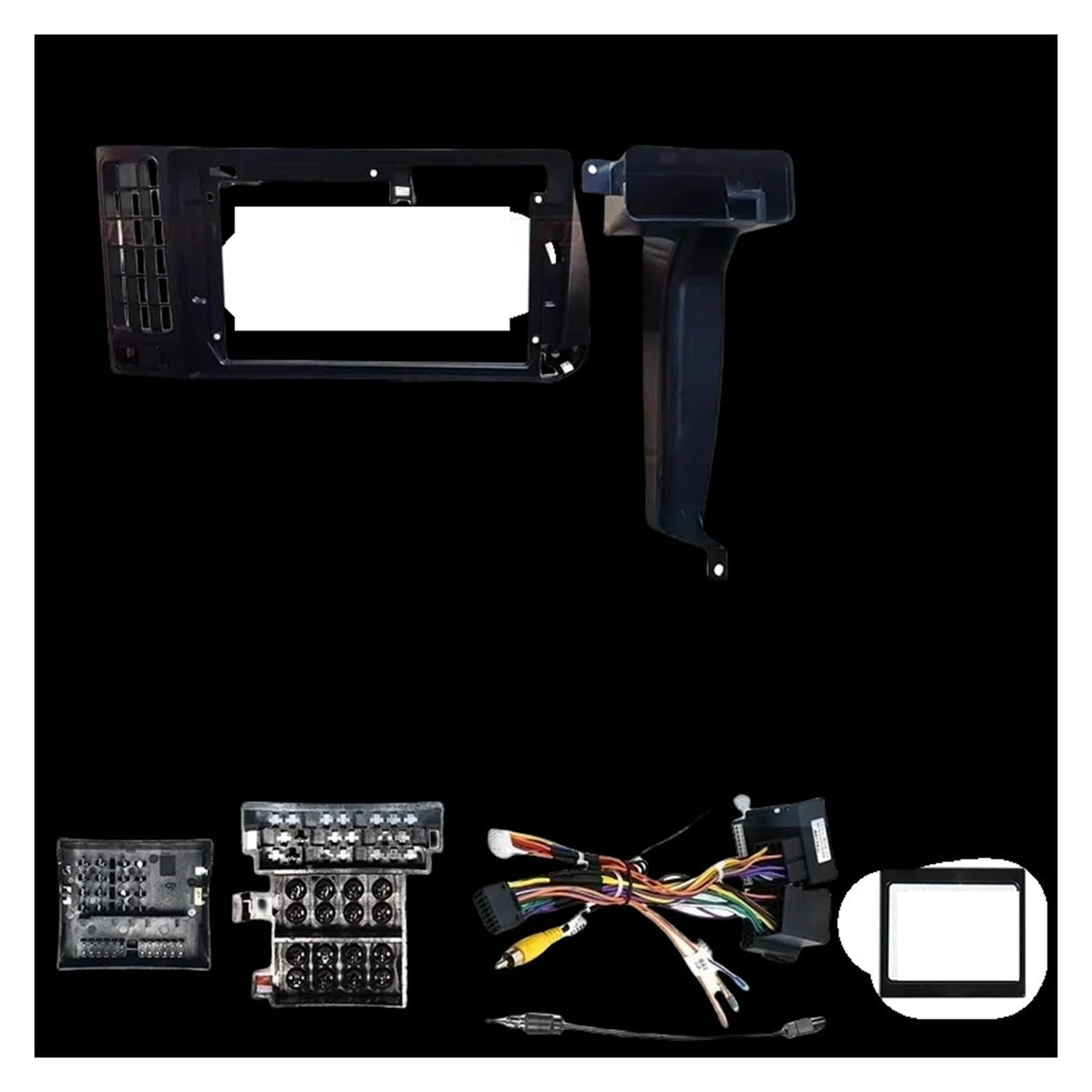 Mascherina Autoradio Cornice Stereo per VW per Golf 3 1992 1993 9 Pollici Autoradio Fascia Frame 2 DIN Android Stereo Panel Kit LHD