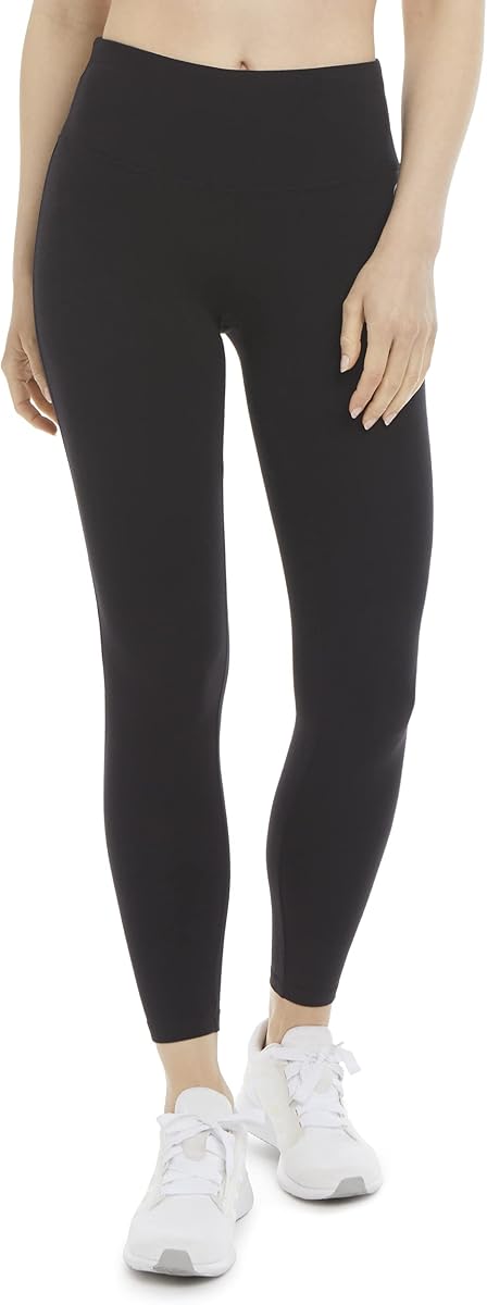 Energy Zone Legging de tobillo de cintura alta elástico de algodón para mujer
